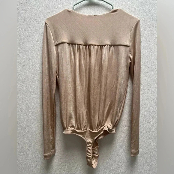 Free People Turnt Bodysuit in Blossom Pearl - Picture 6 of 7